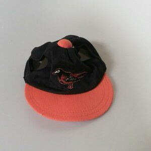 Vintage Baltimore Orioles MLB Pet Dog Hat Cap Ear Holes Dog Baseball Hat